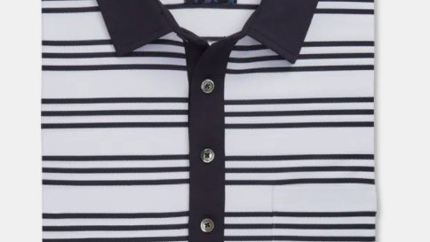 Pique Stripe Polo